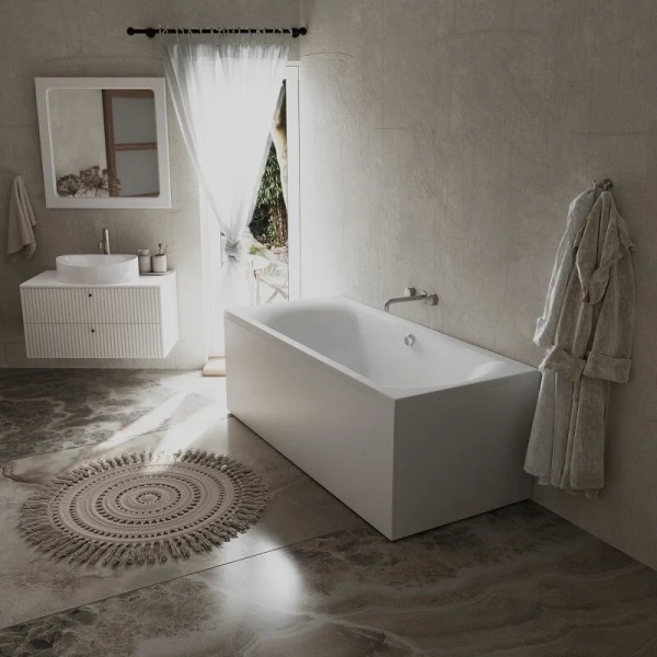 Ванна акриловая 1Marka Esma MG 01эсм1880, 180 x 80 см, белый - фото 3