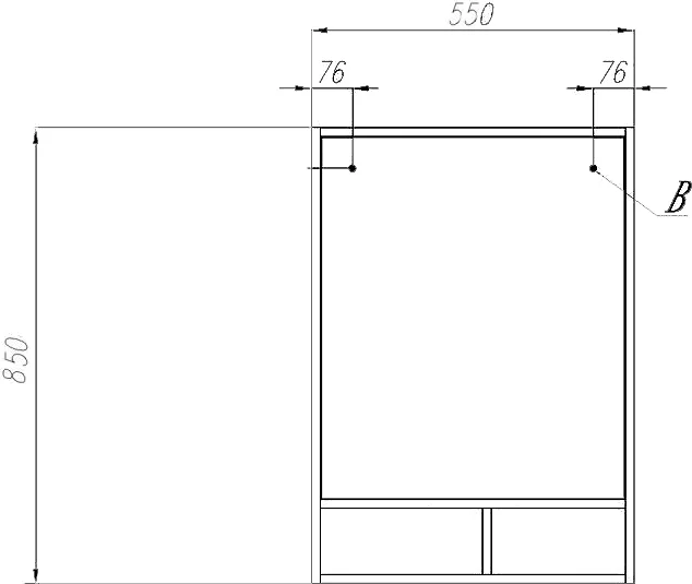 Зеркало Акватон Йорк 50 см белое, выбеленное дерево, в раме - фото 4