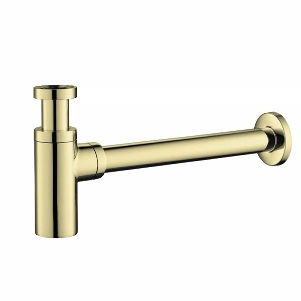 Сифон для раковины Акватек золото полированное - фото 1