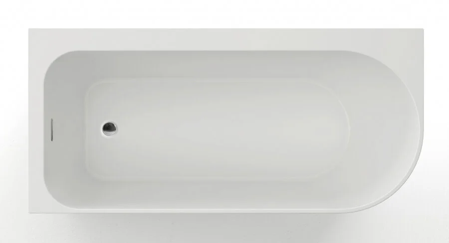 Ванна акриловая Azario Luton 170 x 80 см, белая, левая/правая, асимметричные - фото 5