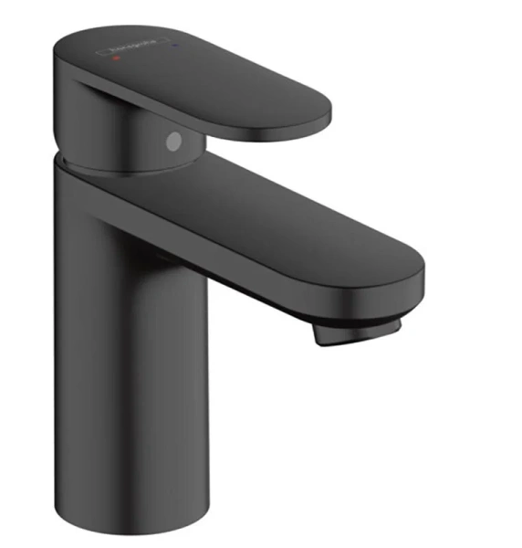 Смеситель для раковины Hansgrohe Vernis Blend черный матовый - фото 1