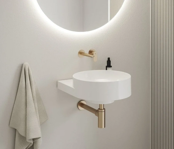 Смеситель для раковины Ravak Eleganta розовое золото, золото - фото 4