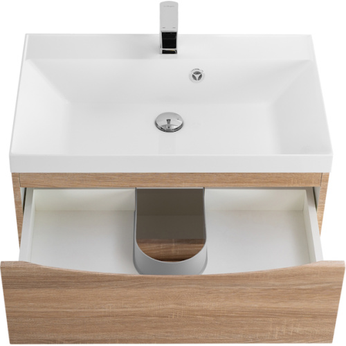 Тумба под раковину подвесная BelBagno Marino 70 см rovere bianco, 70 см - фото 6