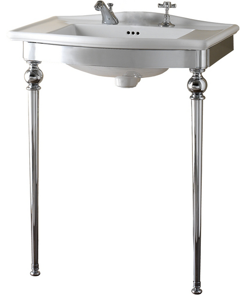 Раковина консоль Devon & Devon Westminster IBLI(2)F 70 см пристенная - фото 1