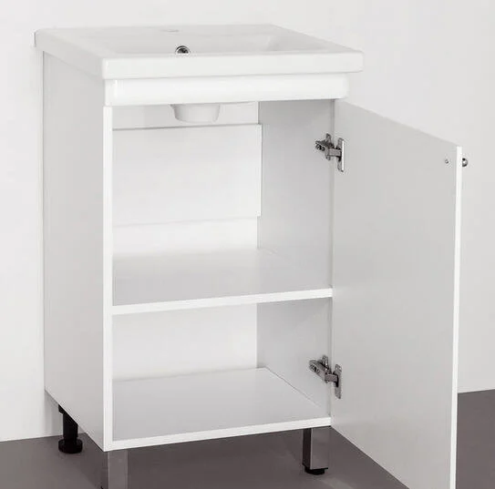 Тумба под раковину напольная Style Line Канна 46 см белая, напольная, пристенная - фото 4