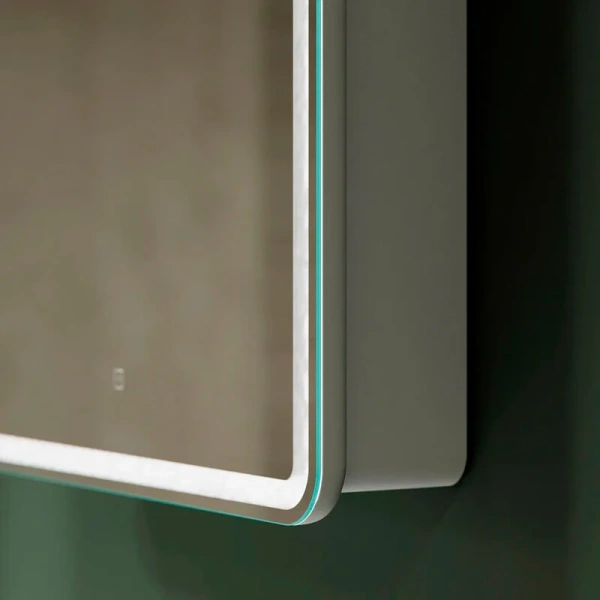 Зеркальный шкаф с подсветкой Sancos Diva 60 см белый - фото 4