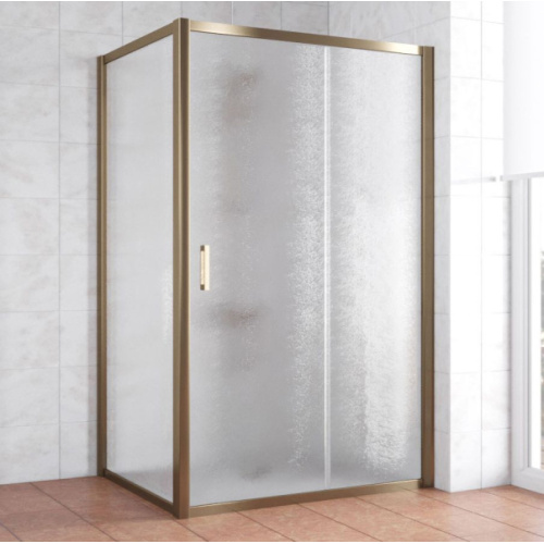 Душевой уголок Vegas-glass ZP+ZPV 160х90, прозрачные, рифленые, матовые, узорчатые, тонированные - фото 7