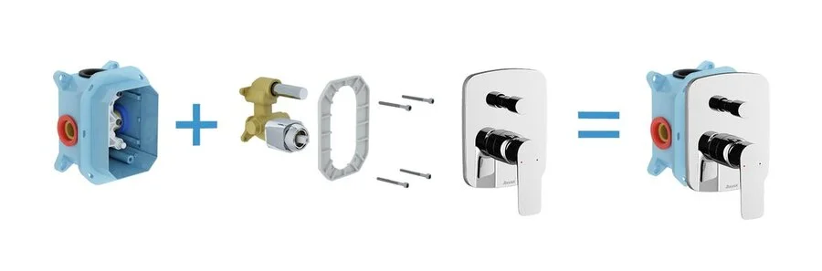 Смеситель для душа Ravak Classic X070088 с переключателем - фото 2