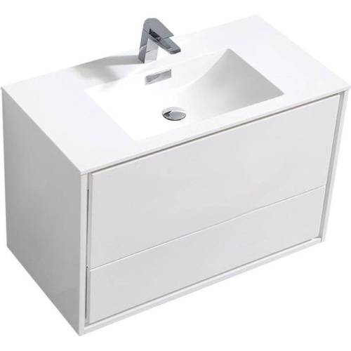 Раковина мебельная Vincea 90,6 см белая, нет в наличии - фото 2