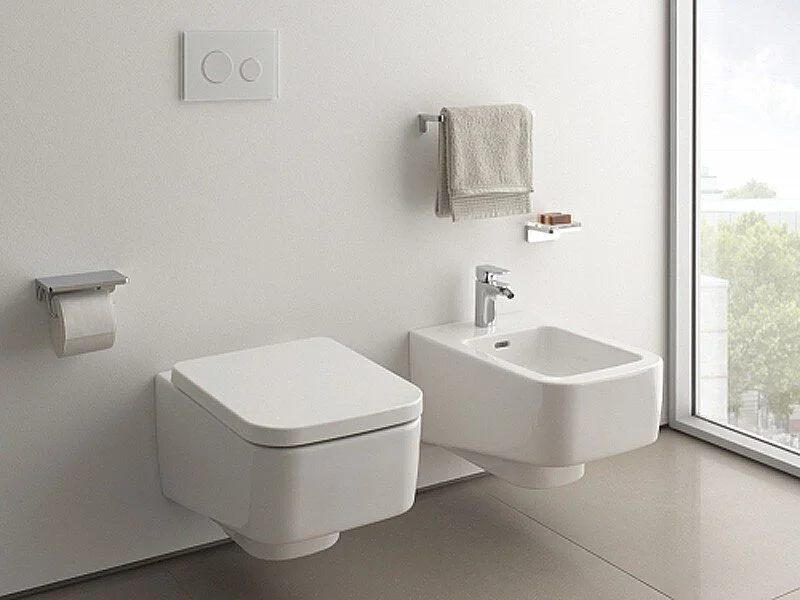 Биде подвесное Laufen Pro S белое с 1 отверстием для смесителя - фото 3