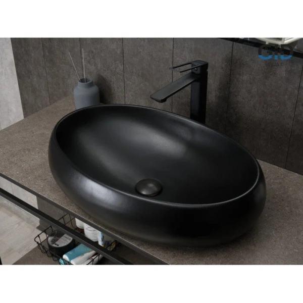 Раковина GID Lago Bm9030a 60 см черная, 60 см - фото 6