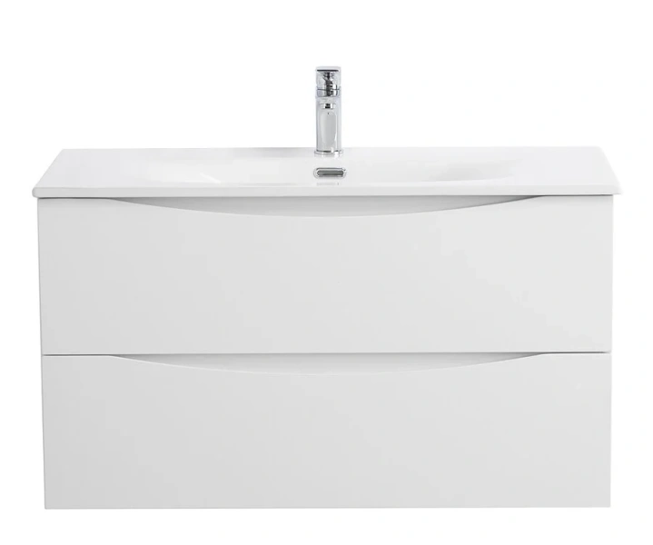 Тумба под раковину подвесная BelBagno Marino-Cer-N 90 см Bianco Opaco - фото 1