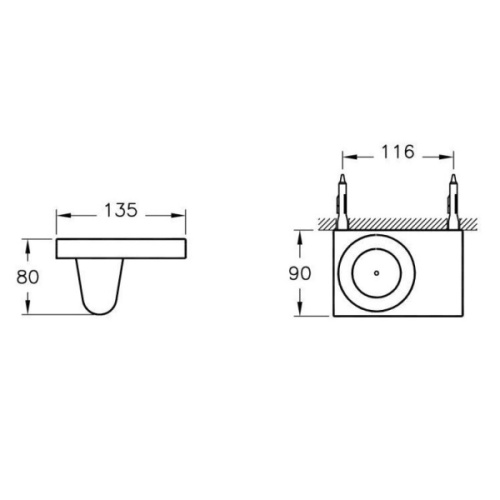 Стакан для ванной VitrA Istanbul хром - фото 4