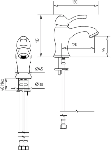 Смеситель для раковины Migliore Grazia хром, для раковины - фото 2