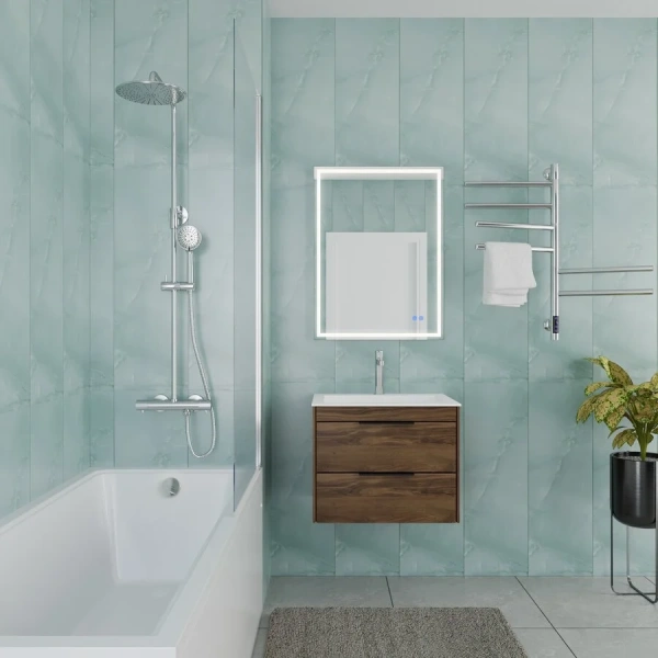 Ванна акриловая Vincea VBT-2G170-FR, 170 x 70 см, белая, прямоугольные - фото 5