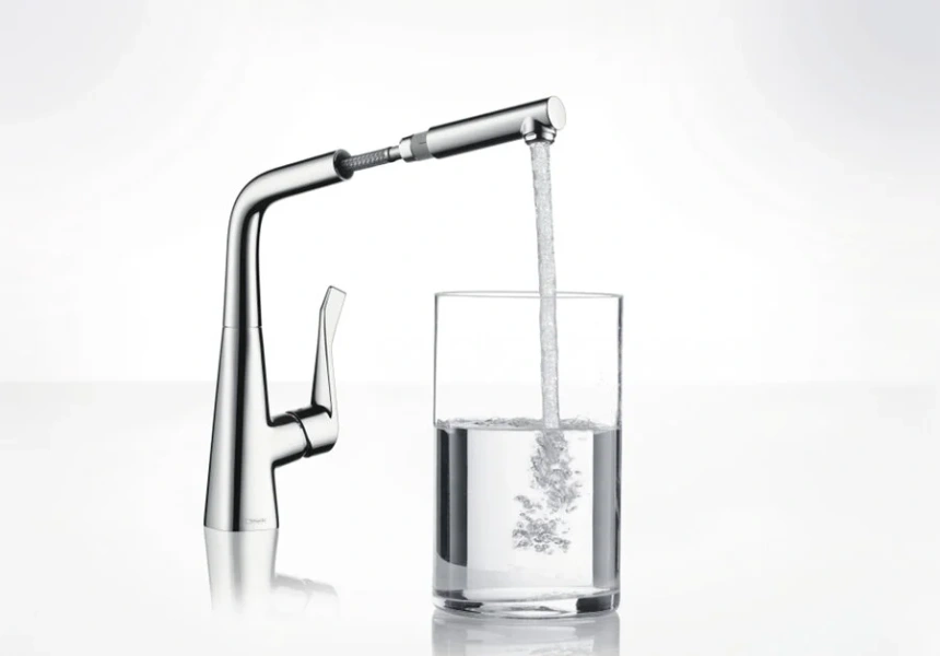 Смеситель для кухни Hansgrohe Metris хром, хром - фото 4