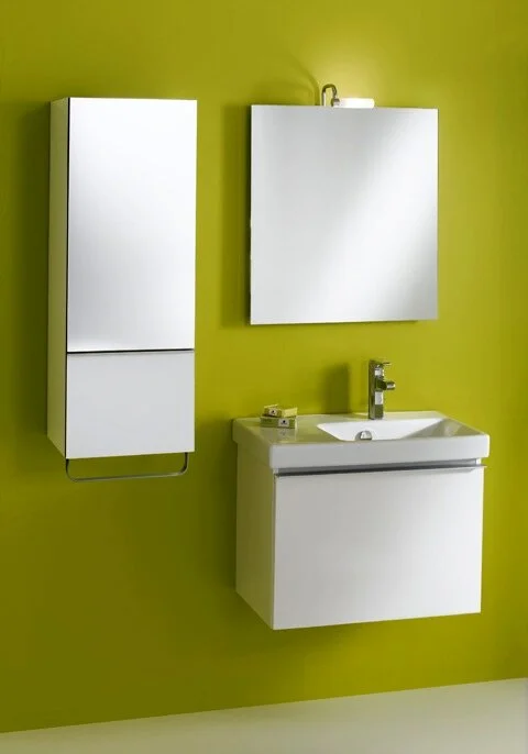 Шкаф подвесной Jacob Delafon Odeon Up 35 см квебекский дуб, правый, современные, hi-tech - фото 4