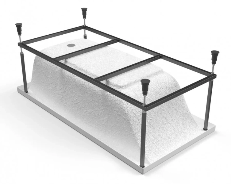 Ванна акриловая Cersanit Virgo 150x75 см приставная, прямоугольные - фото 5