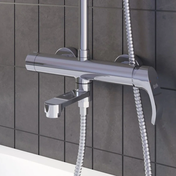 Душевая стойка IDDIS Joker хром, рычажные - фото 6