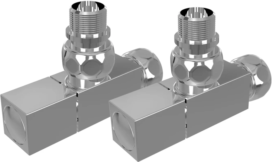 Комплект фитингов Акватек хром - фото 4