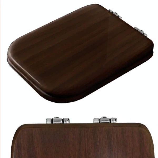 Сиденье для унитаза с микролифтом, цвет noce, Kerasan Waldorf