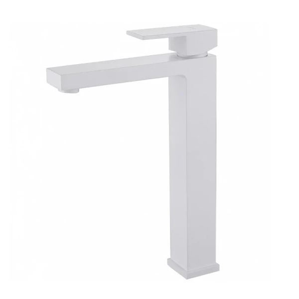 Смеситель для раковины Abber Daheim белый матовый - фото 1