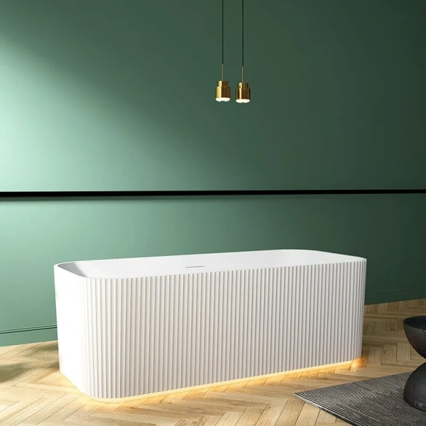 Акриловая ванна Abber 170х75 см прямоугольная, современныe, hi-tech - фото 3