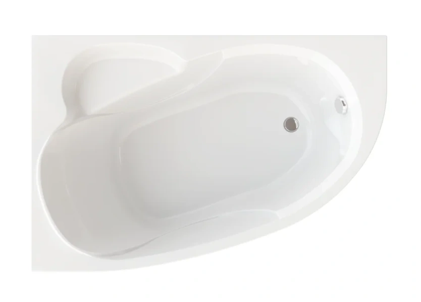 Ванна акриловая Triton OMP Кайли Щ0000048090/Щ0000048091, 150 x 100 см, левая/правая, белая, асимметричные - фото 5