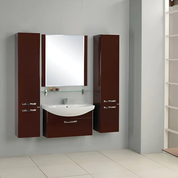 Тумба с раковиной подвесная Акватон Ария 1A141701AA 80 см с выдвижным ящиком, современная, hi-tech - фото 3