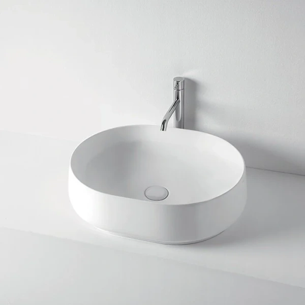 Раковина Kerasan F10 56 см белая матовая - фото 1