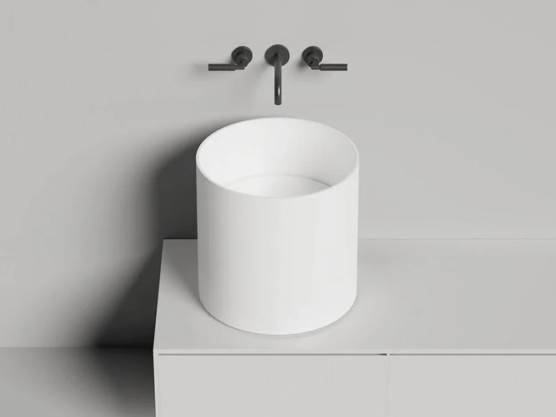 Раковина Salini Armonia Round 03 45 см белая, в форме чаши, круглой формы - фото 5