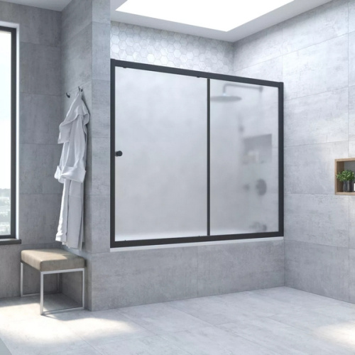 Душевая шторка на ванную стекло сатин Vegas-glass ZV 160 10 - фото 17