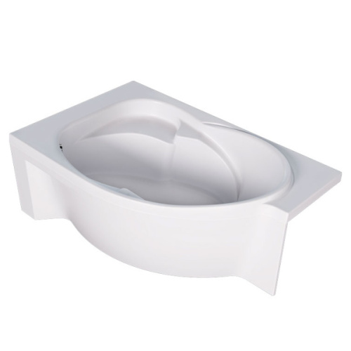 Ванна акриловая 1Marka Ergonomika 158-175х110 см левая, белые - фото 7