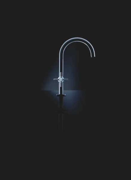 Смеситель для раковины хром Grohe Atrio , с поворотным изливом - фото 7