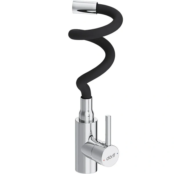 Смеситель для кухни Dorff Logic D30076 с гибким изливом, современные, hi-tech - фото 3