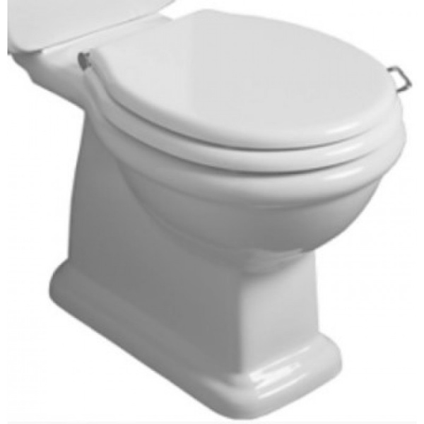 Чаша для унитаза-компакта Simas Lante вертикальный слив, черная - фото 4