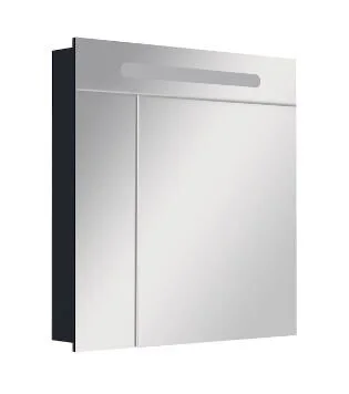 Тумба с раковиной подвесная Roca Victoria Nord Black Edition ZRU9000097 80 см с двумя выдвижными ящиками