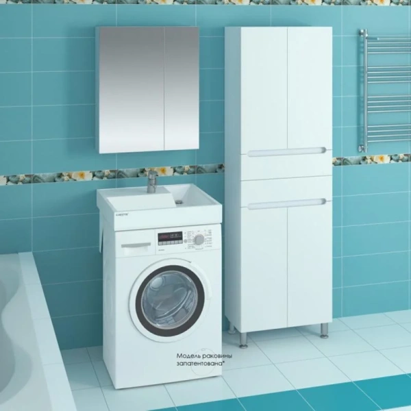 Раковина над стиральной машиной СанТа Юпитер 60 см с кронштейнами - фото 3