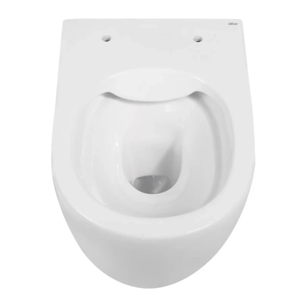 Унитаз подвесной Abber BEQUEM AC1104 безободковый, современные, hi-tech, круглые - фото 5