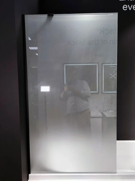 Шторка для ванны Am.Pm Gem 80х140 см стекло матовое, матовые - фото 8