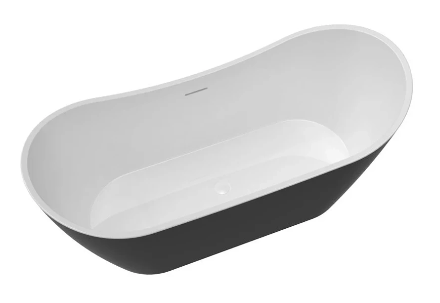 Ванна акриловая Corpa Nera Paganini CN130118, 170 х 80 см, черный матовый, черные - фото 8