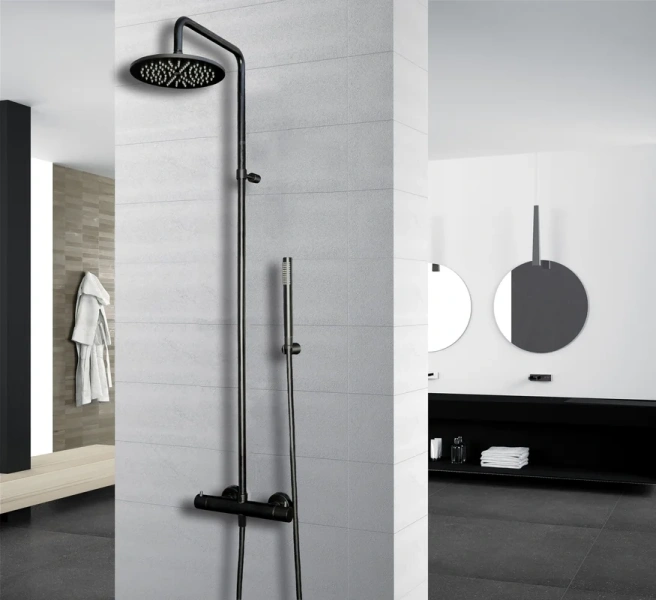 Душевая стойка Paffoni Birillo Fix ZCOL684LIQ с термостатом - фото 3