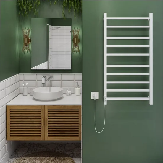 Полотенцесушитель электрический Ника Step 100х50 см белый матовый - фото 3