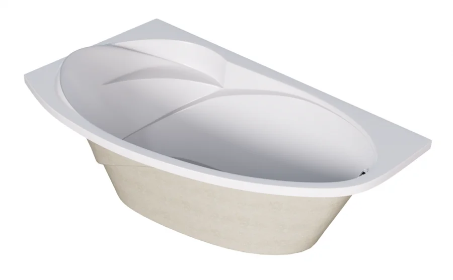 Ванна акриловая Creto Juliya 31-16095L/14-16095R, 160 x 95, левая/правая, белый, угловые, приставные, встраиваемые - фото 6