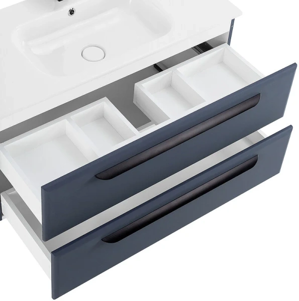 Тумба под раковину подвесная Cezares Eco 80 см Grafito, 80 см - фото 6