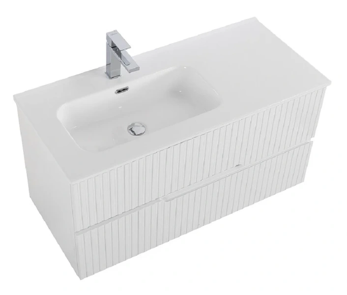 Тумба под раковину подвесная Cezares Duet 100 см левосторонняя, 100 см - фото 6