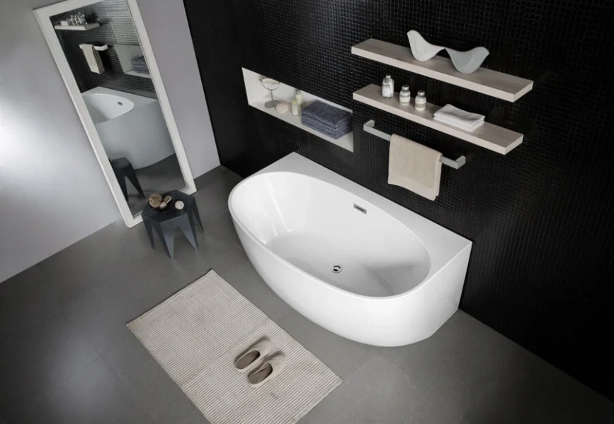 Ванна акриловая Azario Cambridge CAM18090 180 x 88 см, белая, без гидромассажа - фото 5