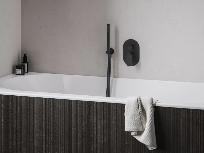 Смеситель для душа Ravak Eleganta черный матовый, черные - фото 4