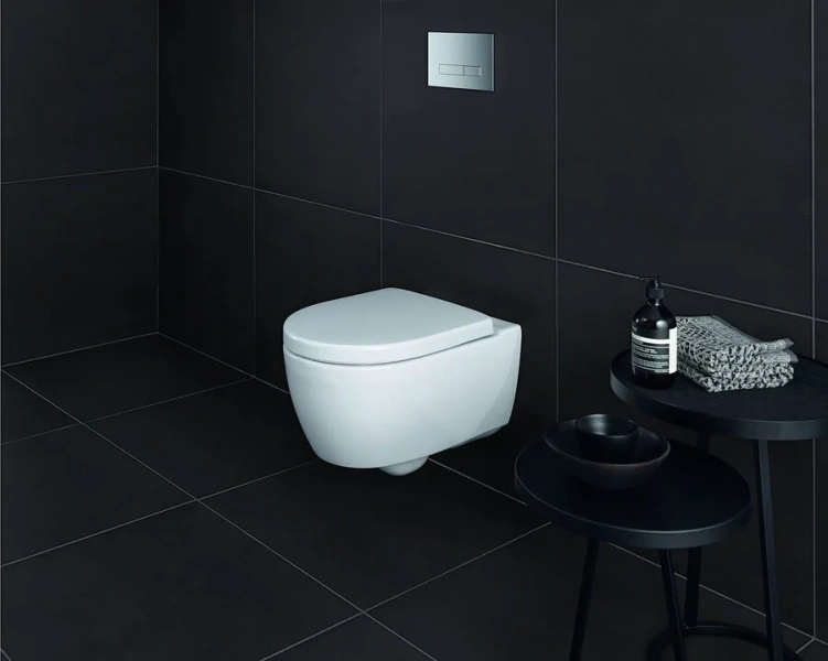 Унитаз подвесной Geberit iCon без ободка, с горизонтальным, прямым выпуском, с прямым выпуском - фото 7