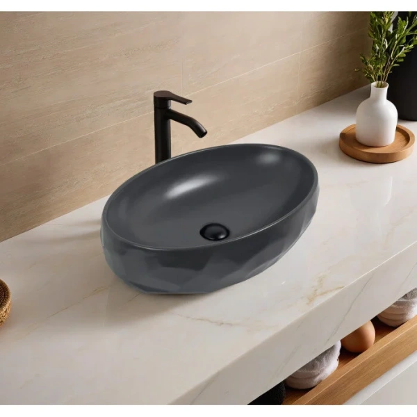 Раковина GID Lago Dgm9030wx 60 см серая - фото 3